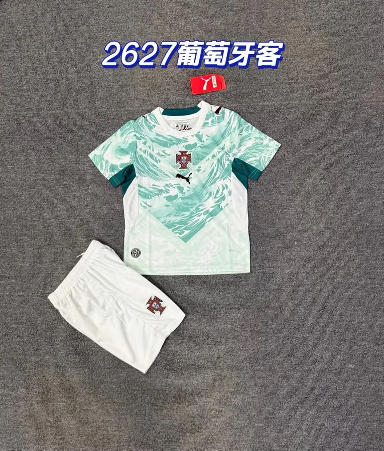 2026 Kids World Cup Portugal Soccer Jersey away