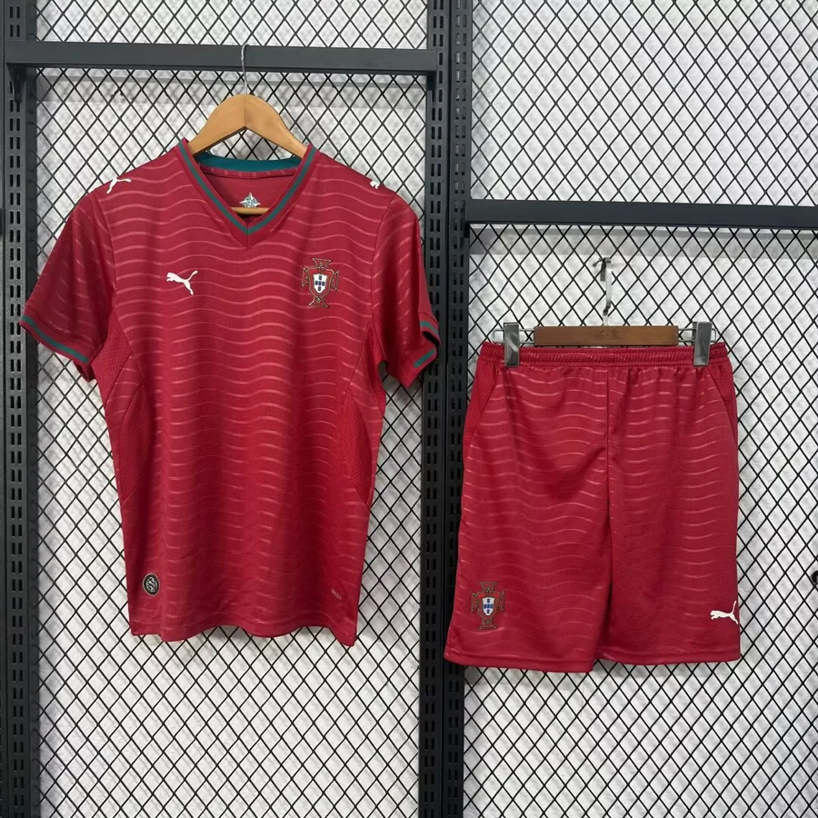 2026 Kids World Cup Portugal Soccer Jersey Home