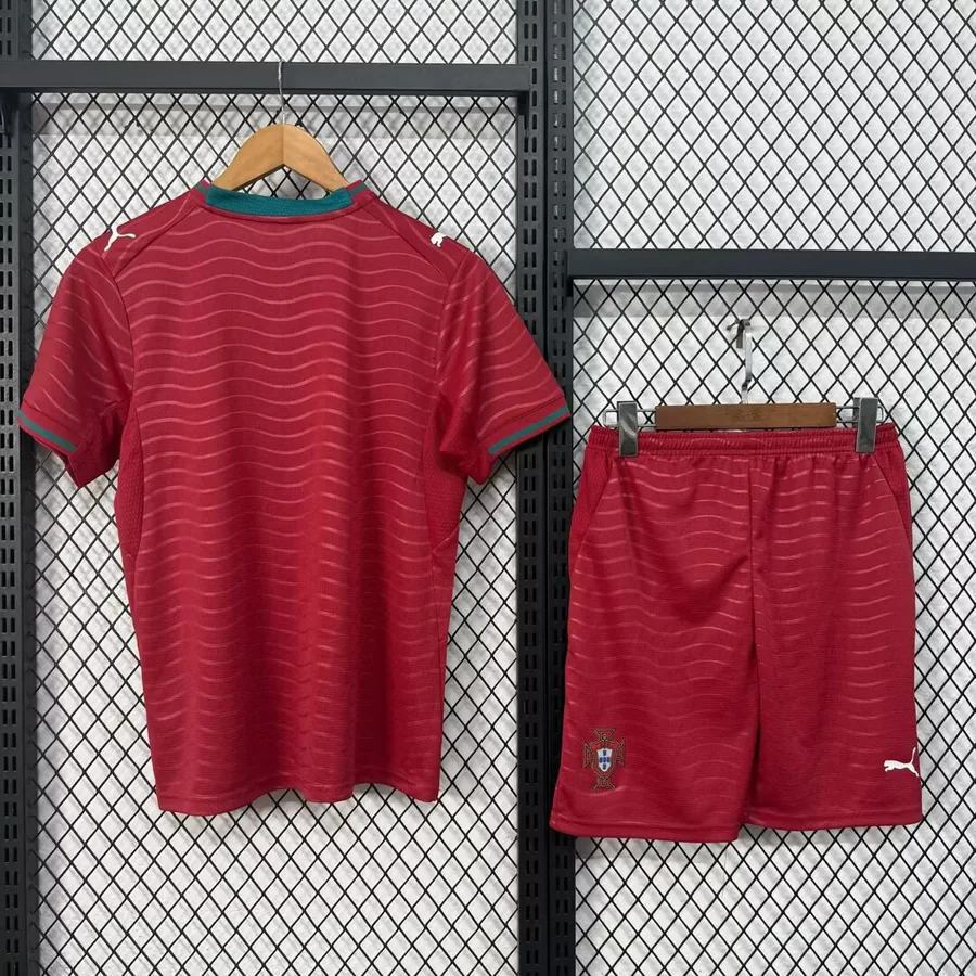 2026 Kids World Cup Portugal Soccer Jersey Home — photo 2