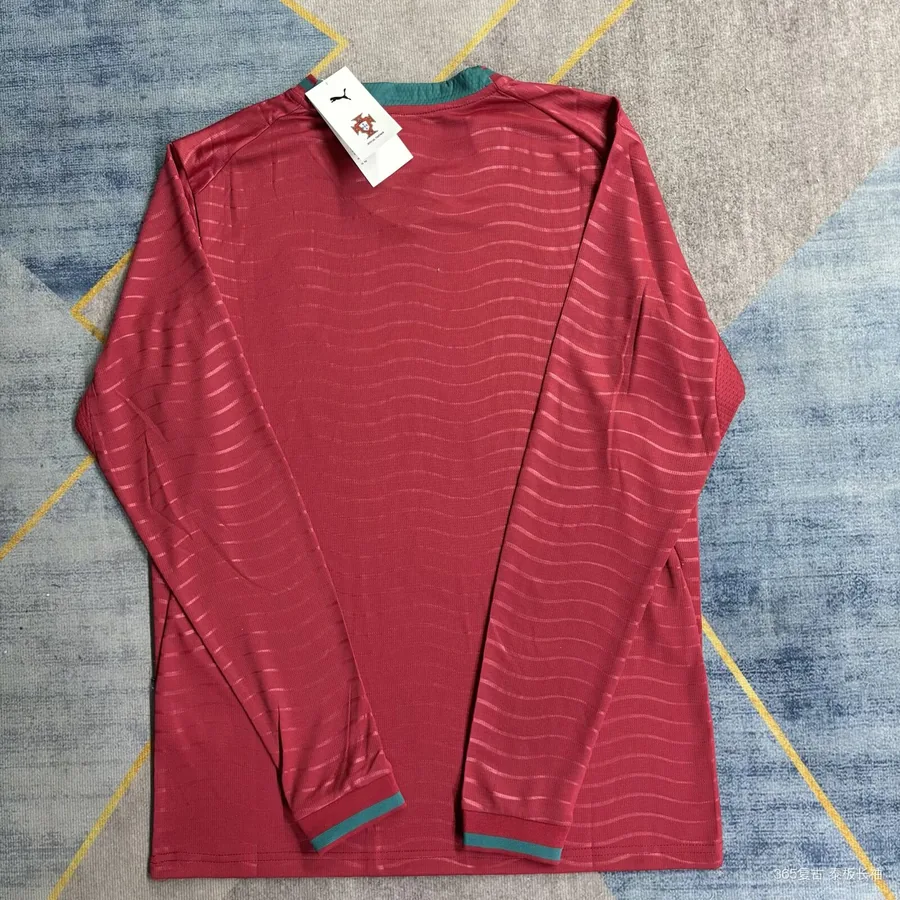 2026 World Cup Portugal Long Sleeve Soccer Jersey Home — photo 3