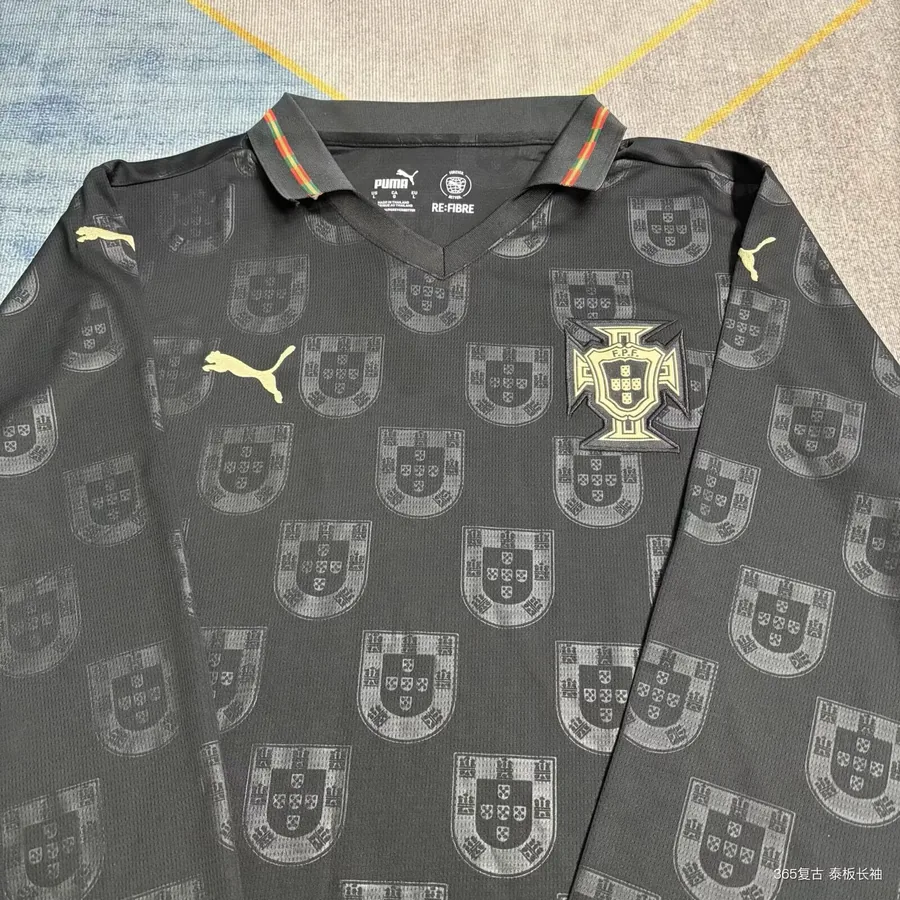 2026 Portugal Special Long Sleeve Black Soccer Jersey — photo 3