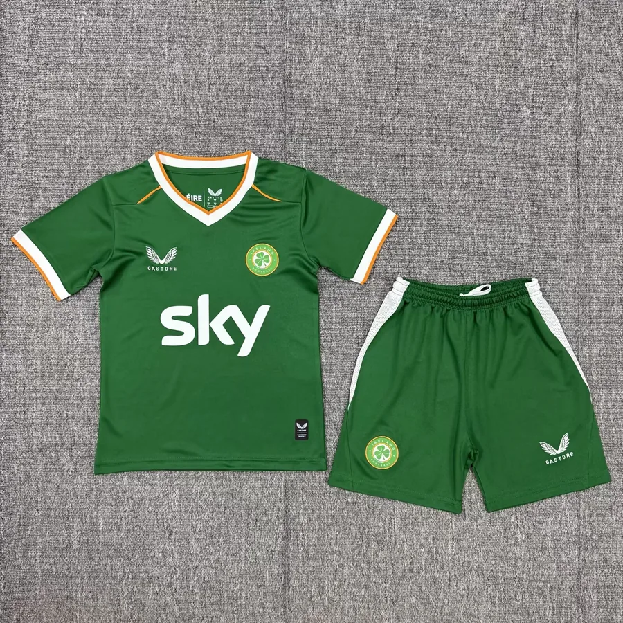 2026 Kids Ireland Soccer Jersey Home