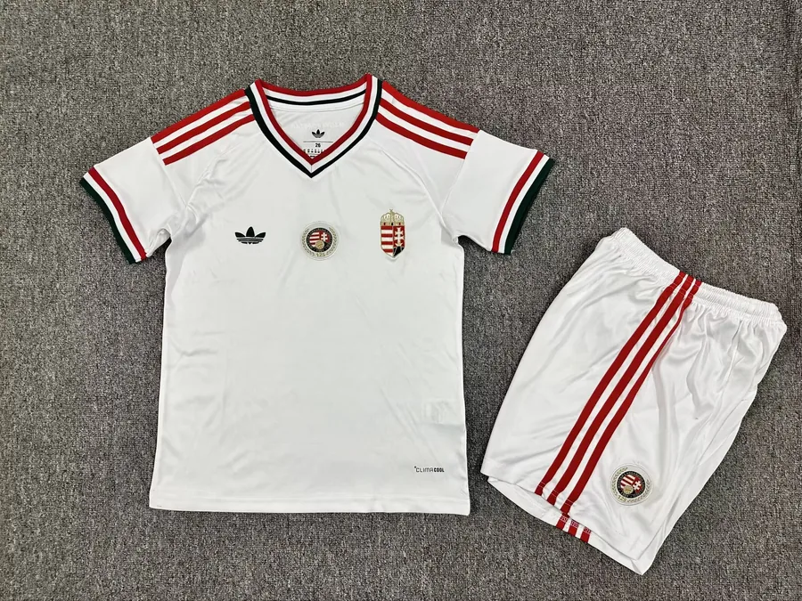 2026 Kids Hungary Soccer Jersey away