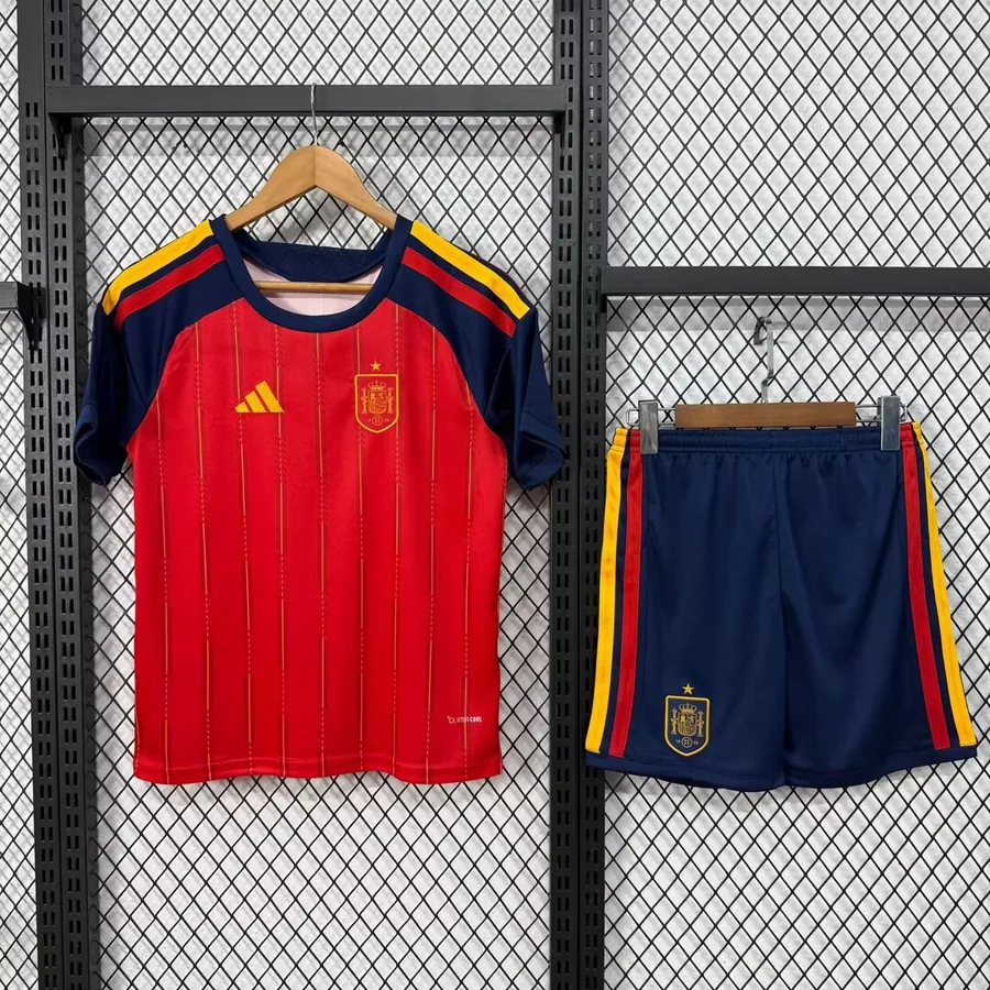 2026 Kids Spain  Soccer Jersey Home