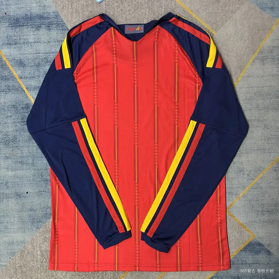 2026 World Cup Spain Long Sleeve Soccer Jersey Home — photo 3
