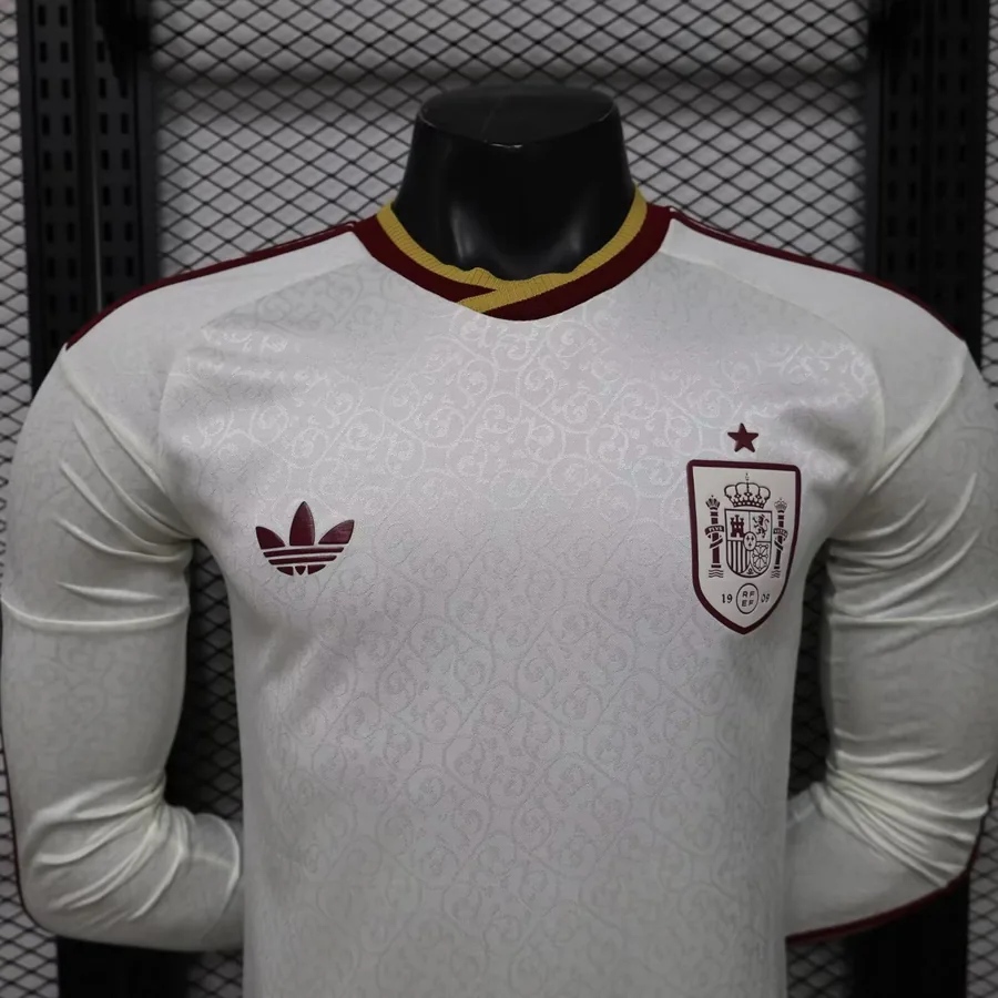 2026 World Cup Spain Long Sleeves Soccer Jersey Away — photo 2