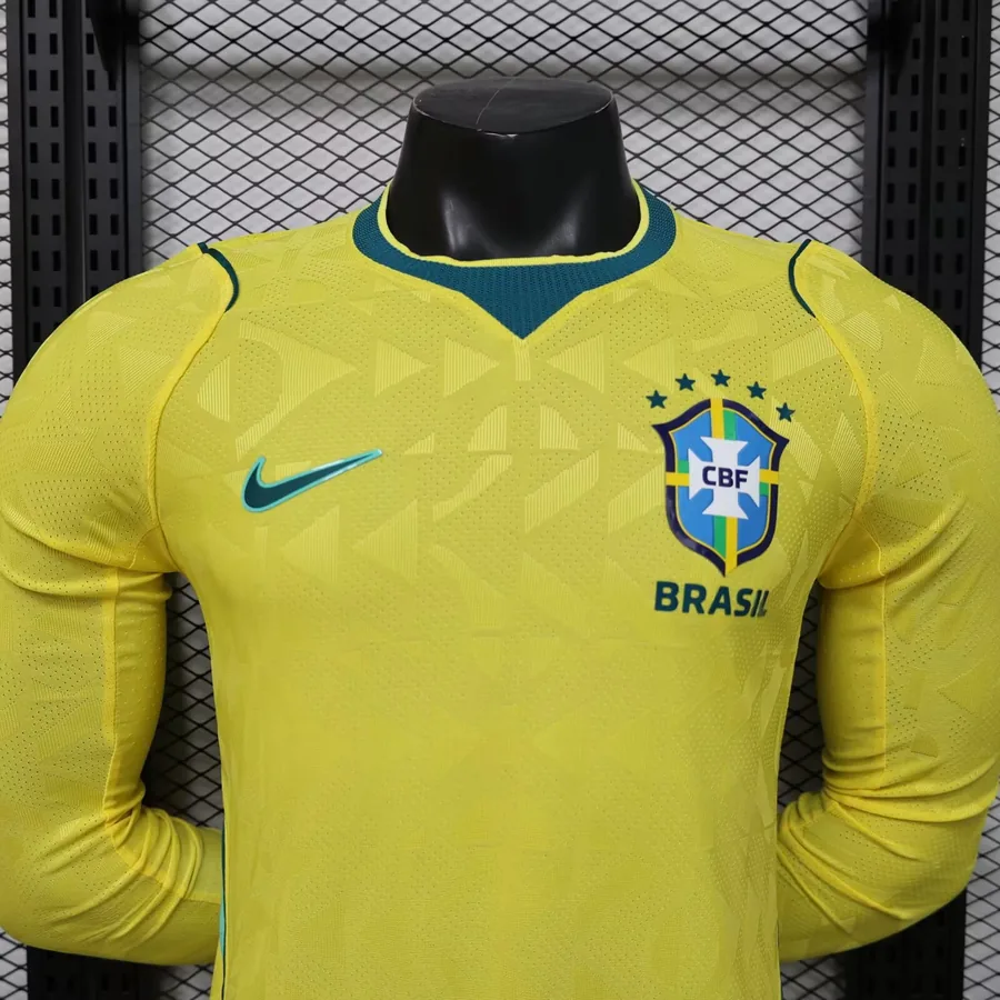 2026 Brazil Yellow Long Sleeves Soccer Jersey — photo 2