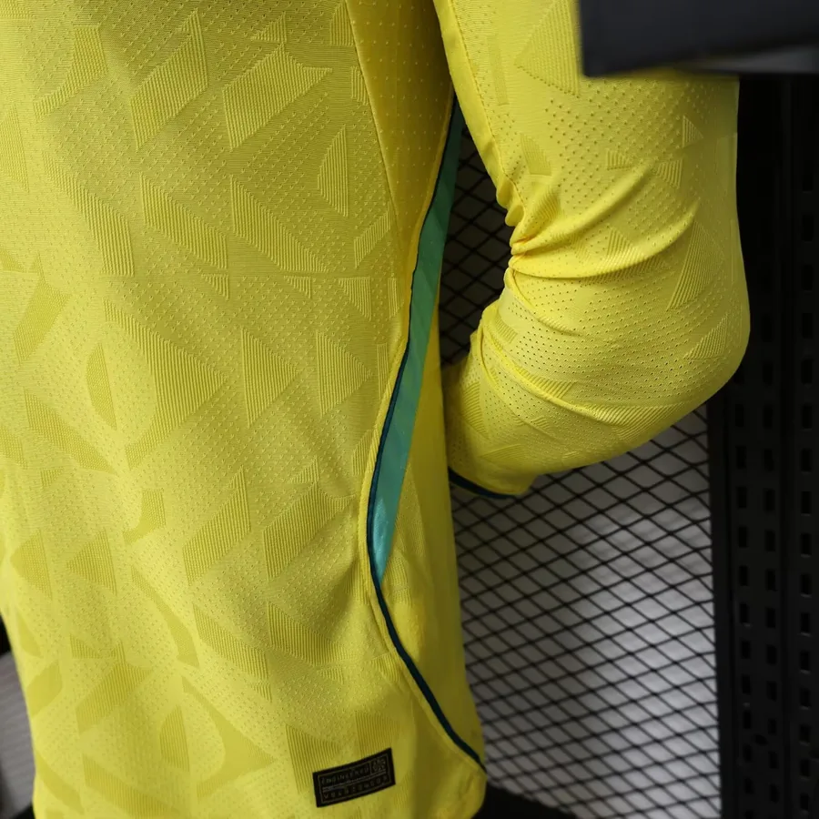2026 Brazil Yellow Long Sleeves Soccer Jersey — photo 4