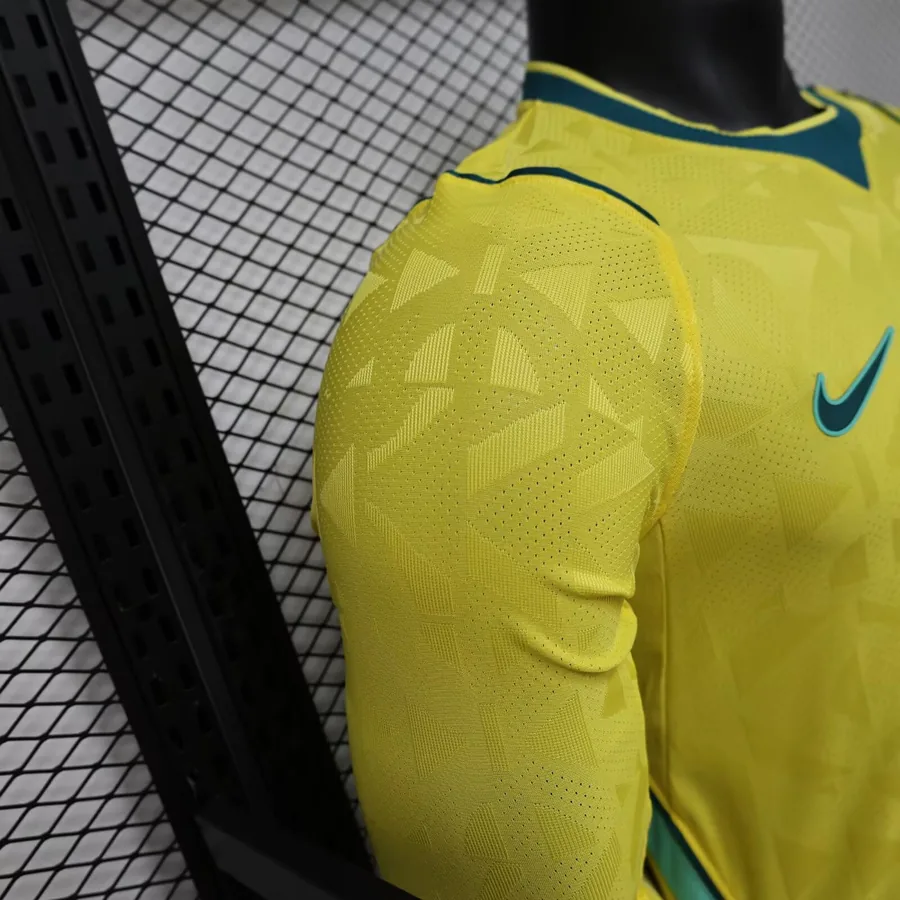 2026 Brazil Yellow Long Sleeves Soccer Jersey — photo 5