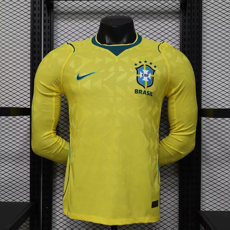 2026 Brazil Yellow Long Sleeves Soccer Jersey — photo 7