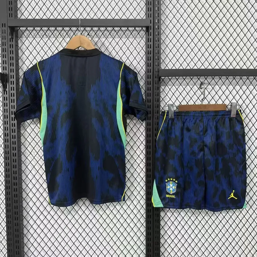 2026 Kids Brazil Soccer Jersey Away — photo 2