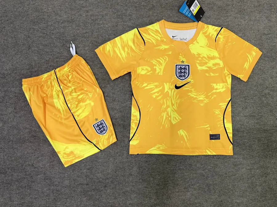2026 Kids England Goalkeeper Yellow