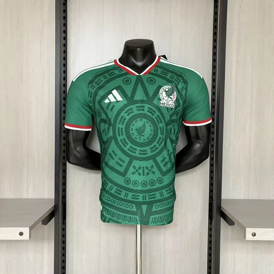 2026 Player Mexico Soccer Jersey Home-S-2XL — photo 3