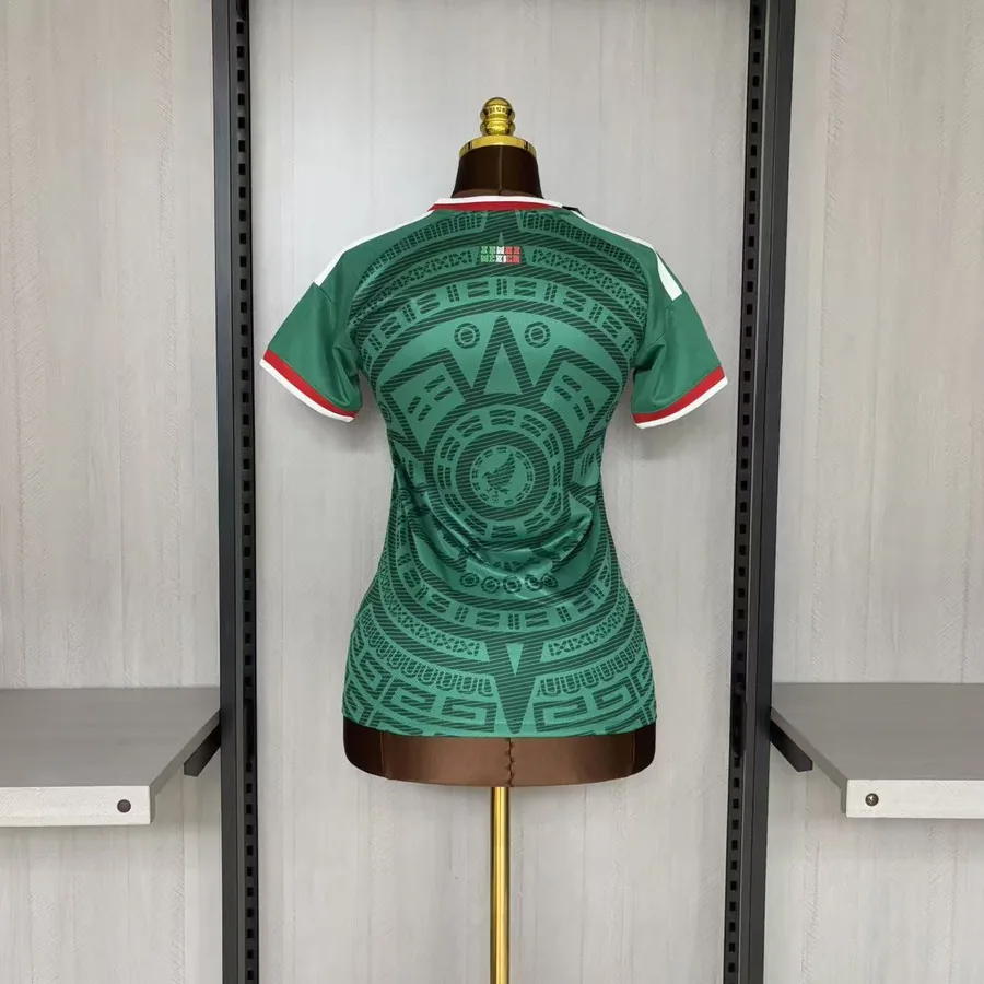2026 Womens Mexico Green Soccer Jersey Home — photo 2