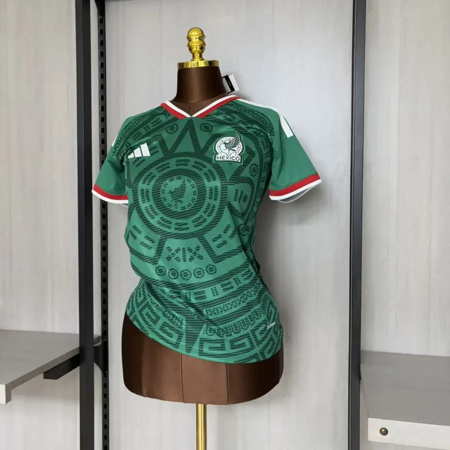 2026 Womens Mexico Green Soccer Jersey Home — photo 4