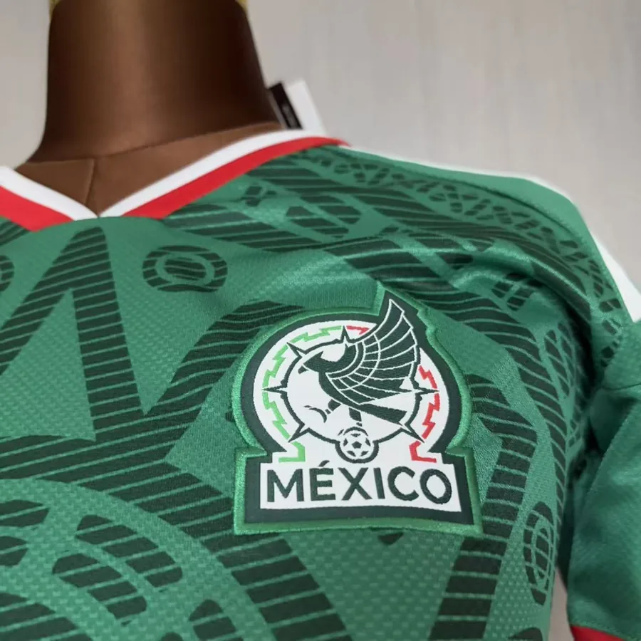 2026 Womens Mexico Green Soccer Jersey Home — photo 6