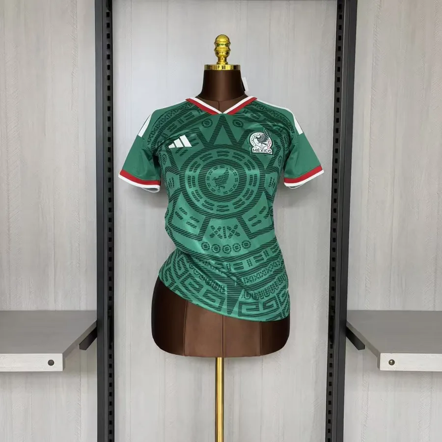 2026 Womens Mexico Green Soccer Jersey Home — photo 7