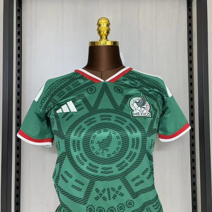 2026 Womens Mexico Green Soccer Jersey Home — photo 10