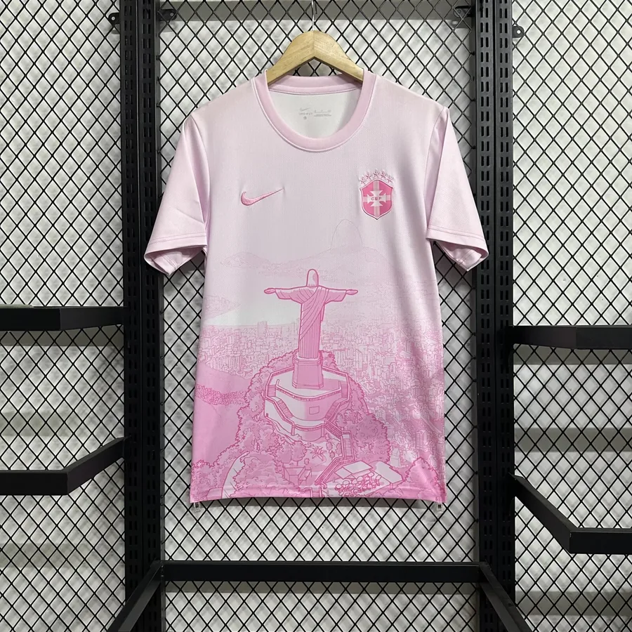 2025 Brazil Special White Soccer Jersey