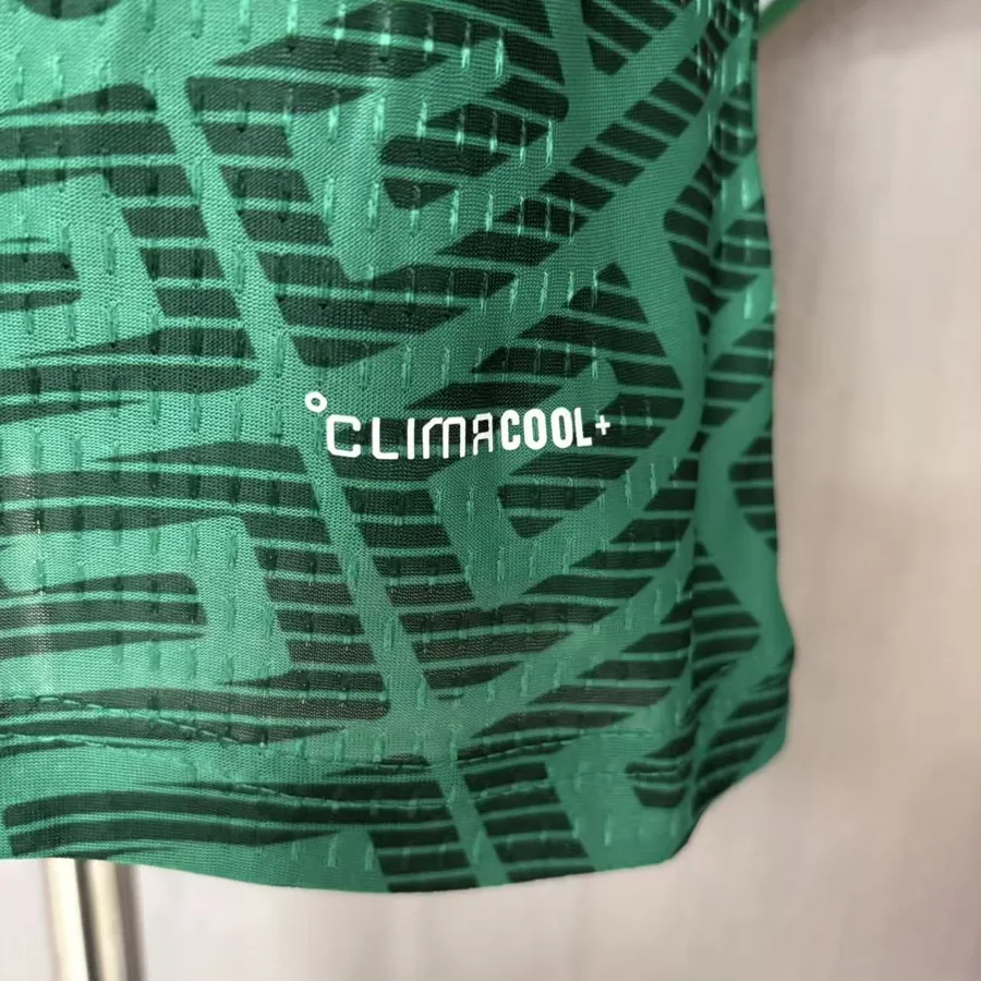 2026 Player Mexico Green Long Sleeve Soccer Jersey Home — photo 2
