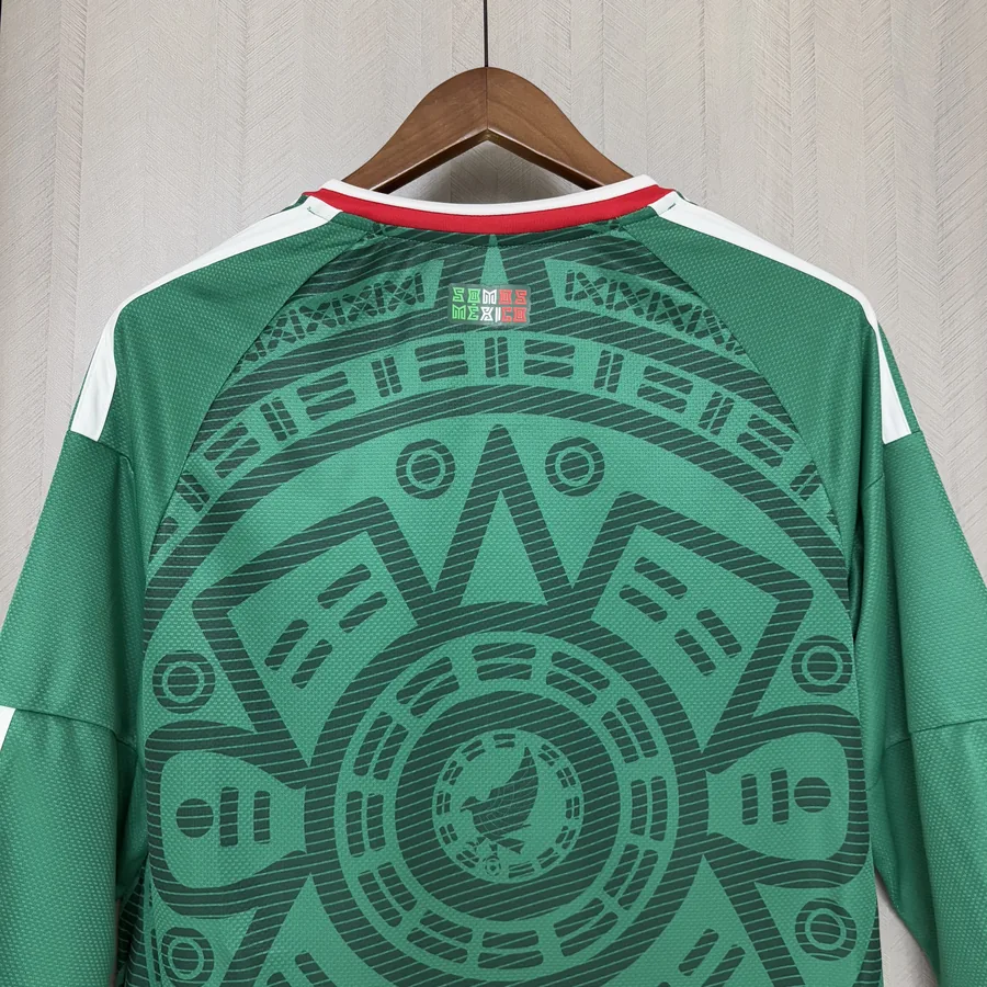 2026 World Cup Mexico Long Sleeve Soccer Jersey Home — photo 8