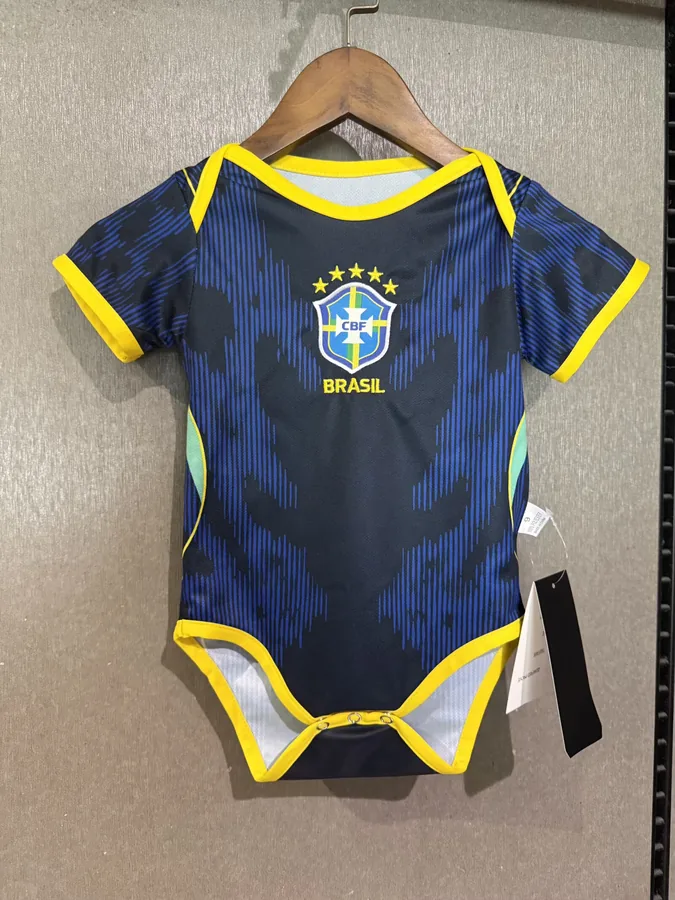 2027 Baby Brazil Soccer Jersey away