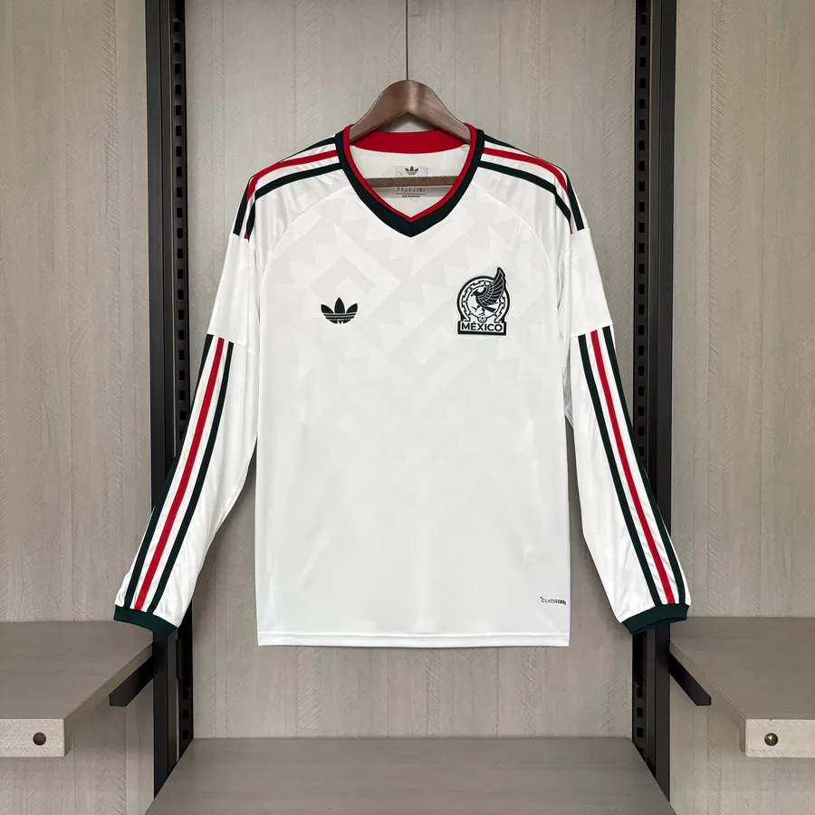 2026 World Cup Mexico Long Sleeve Soccer Jersey Away — photo 3