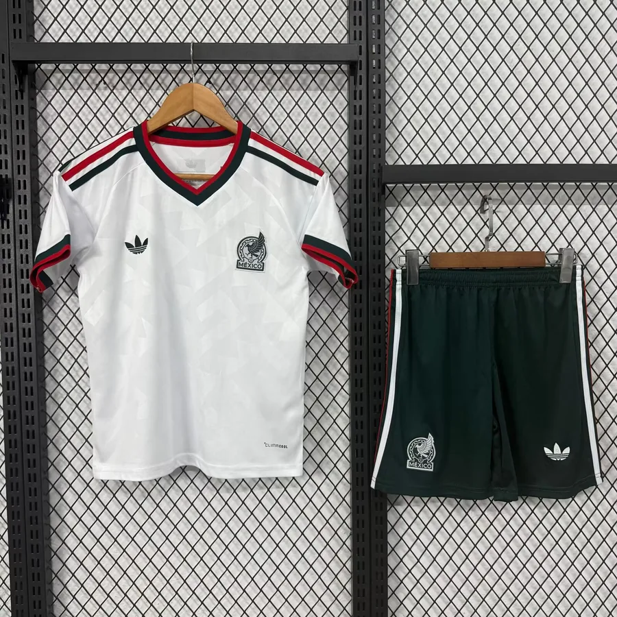 2026 Kids Mexico Soccer Jersey Away