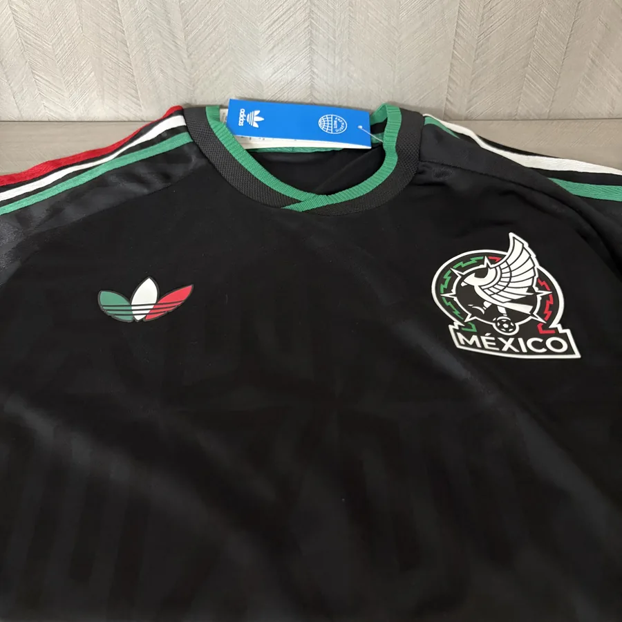 2026 Player Mexico Black Soccer Jersey Second Away — photo 5