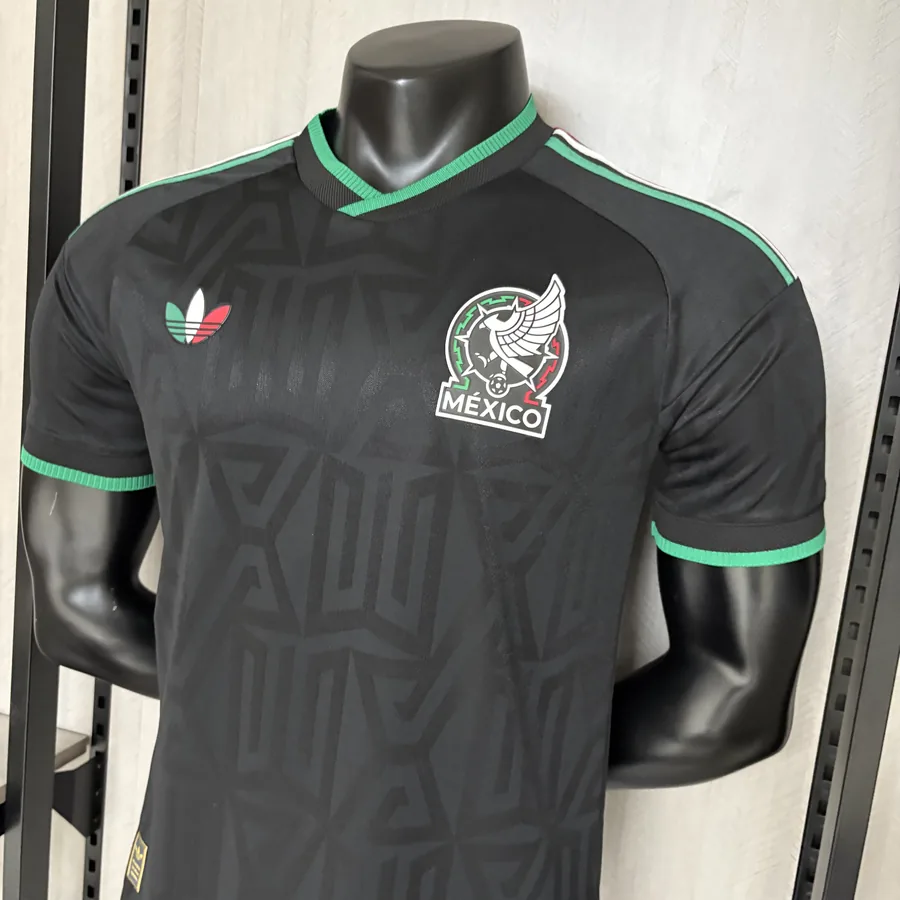 2026 Player Mexico Black Soccer Jersey Second Away — photo 10