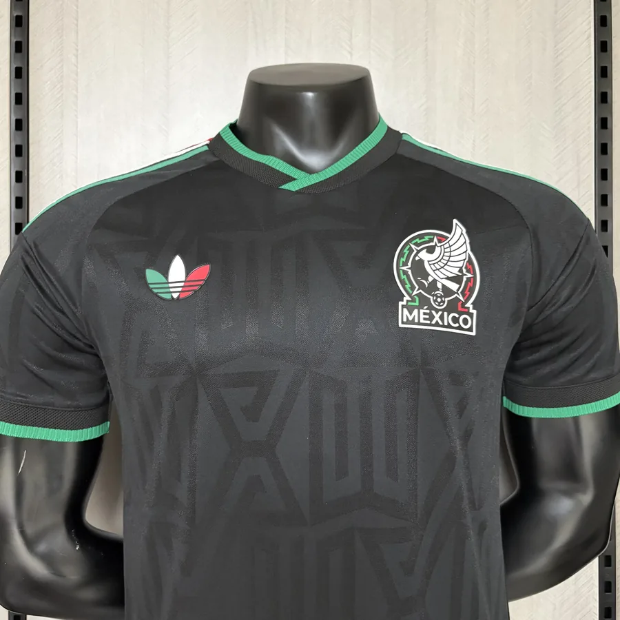 2026 Player Mexico Black Soccer Jersey Second Away — photo 12