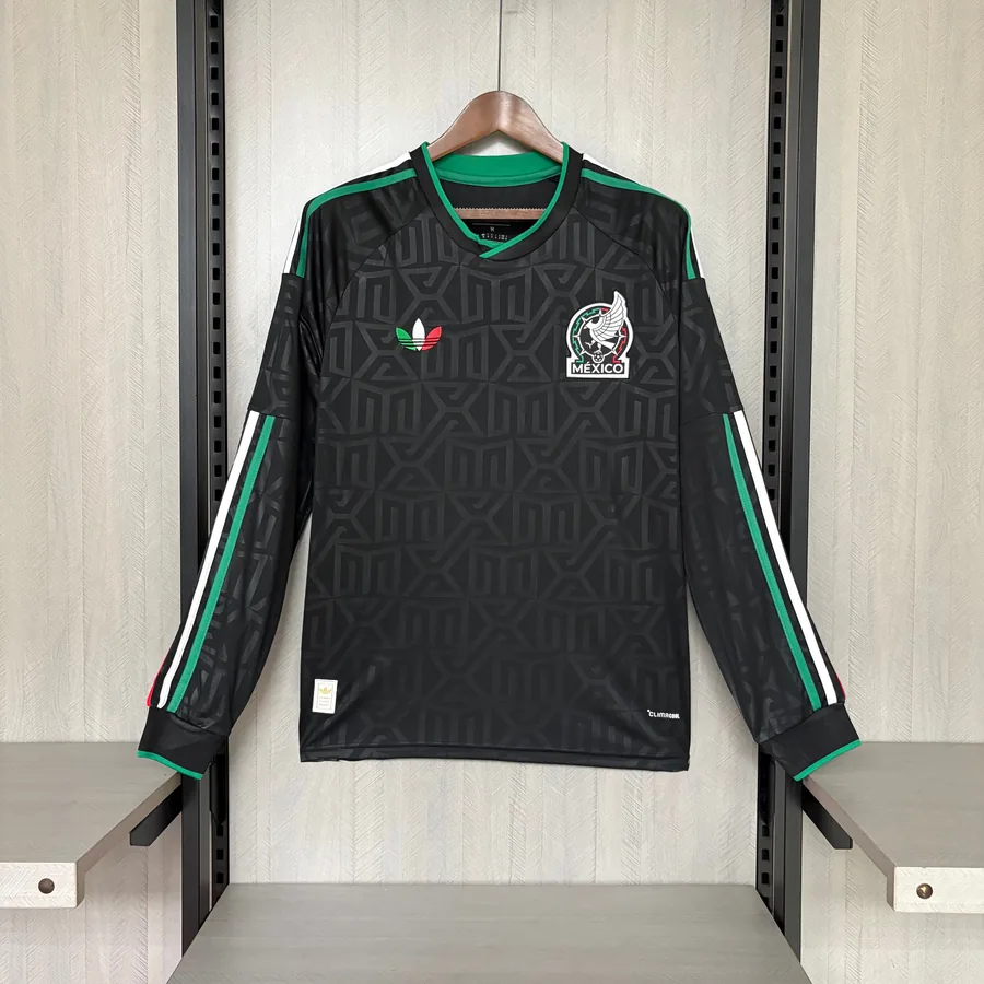 2026 Mexico Long-sleeved Black Soccer Jersey — photo 6
