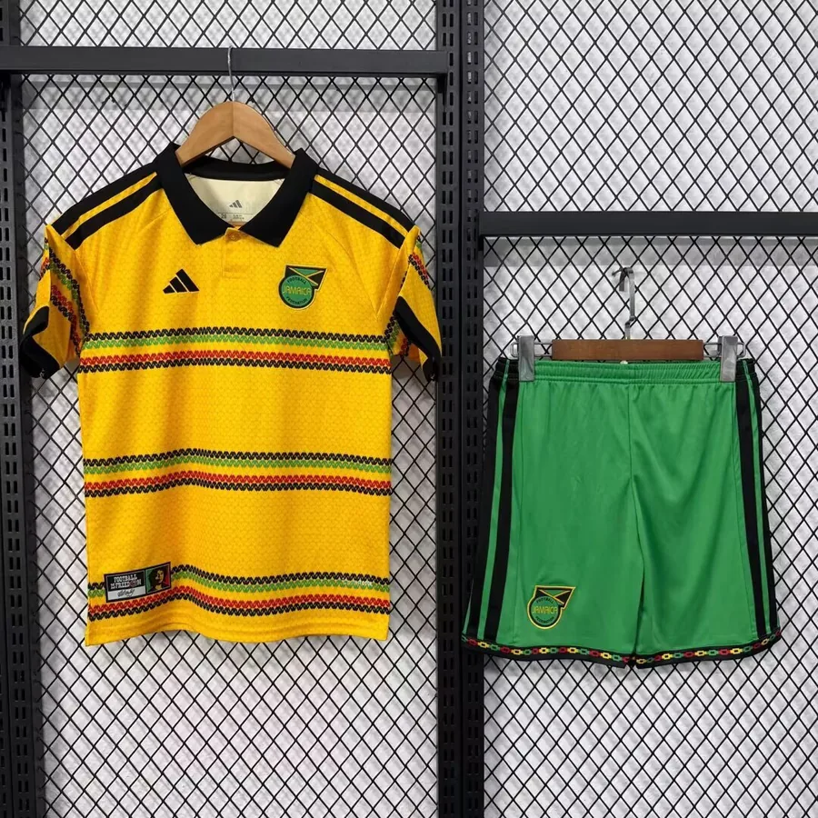 2026 Kids Jamaica x Bob Marley Soccer Jersey Home