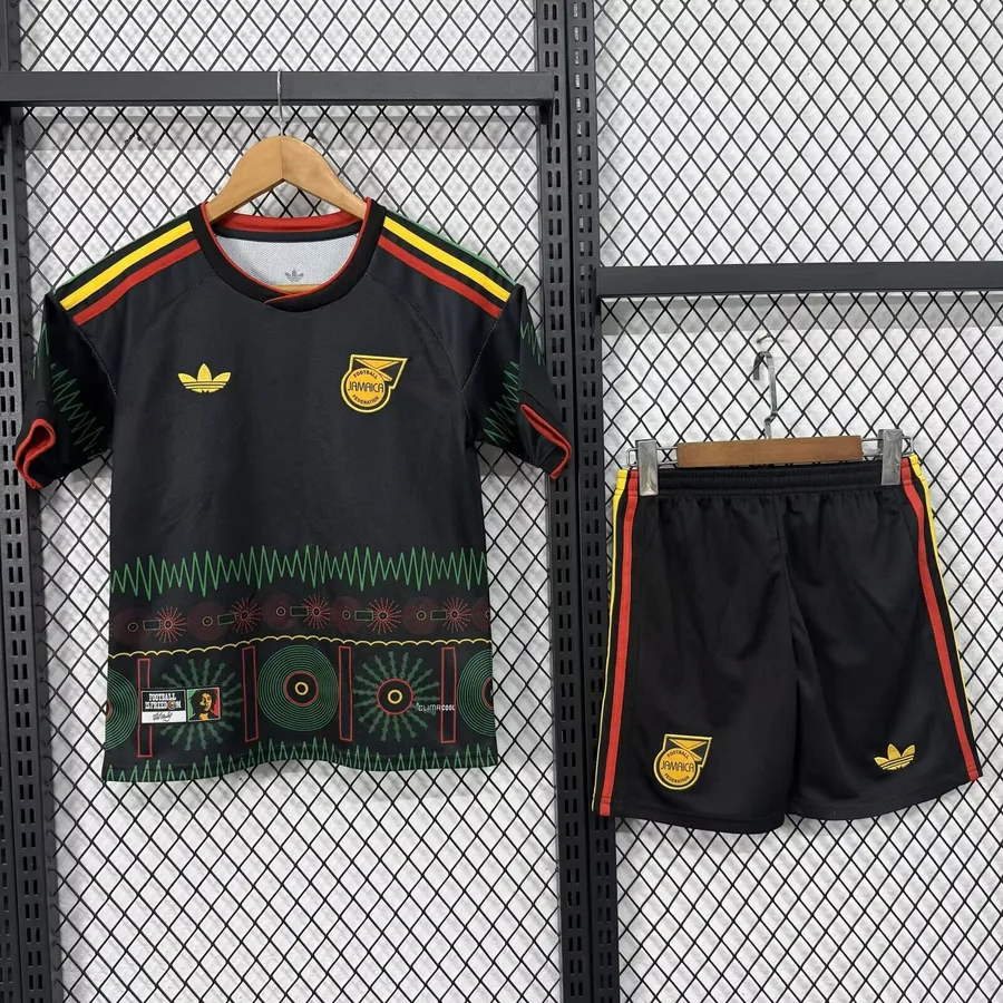 2026 Kids Jamaica x Bob Marley Soccer Jersey Away