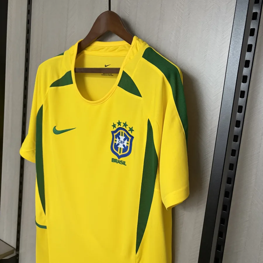 Retro 2002 Brazil home S-XXL — photo 5