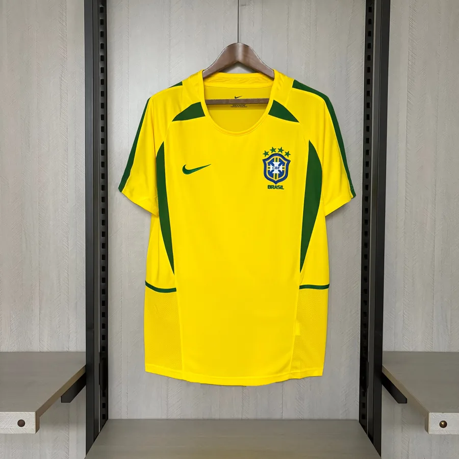 Retro 2002 Brazil home S-XXL — photo 6
