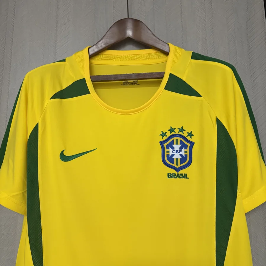 Retro 2002 Brazil home S-XXL — photo 7