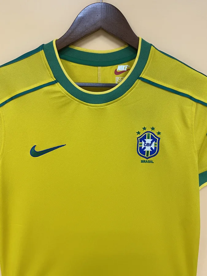 Retro Brazil 1998 home S-XXL — photo 4