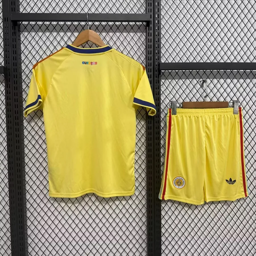 2026 Kids Curaçao World Cup Away Soccer Jersey — photo 2