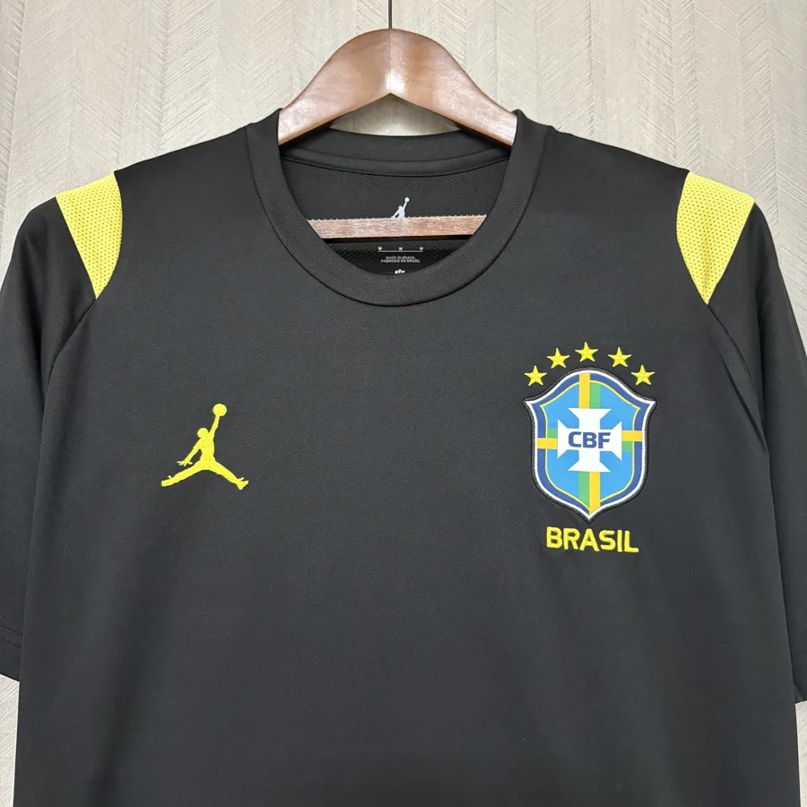 2026 Brazil Black Training Soccer Jersey — photo 2