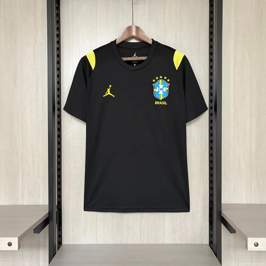 2026 Brazil Black Training Soccer Jersey — photo 4