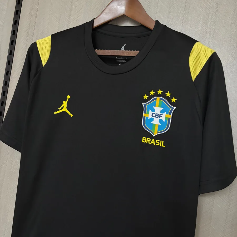 2026 Brazil Black Training Soccer Jersey — photo 5