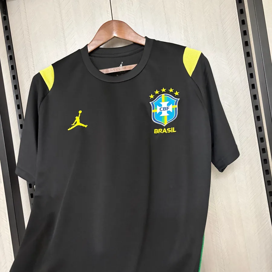 2026 Brazil Black Training Soccer Jersey — photo 7