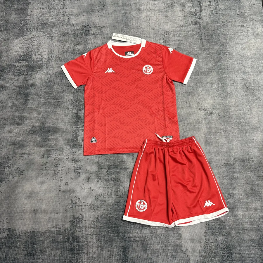 2026 Kids Tunisia Soccer Jersey Home — photo 10