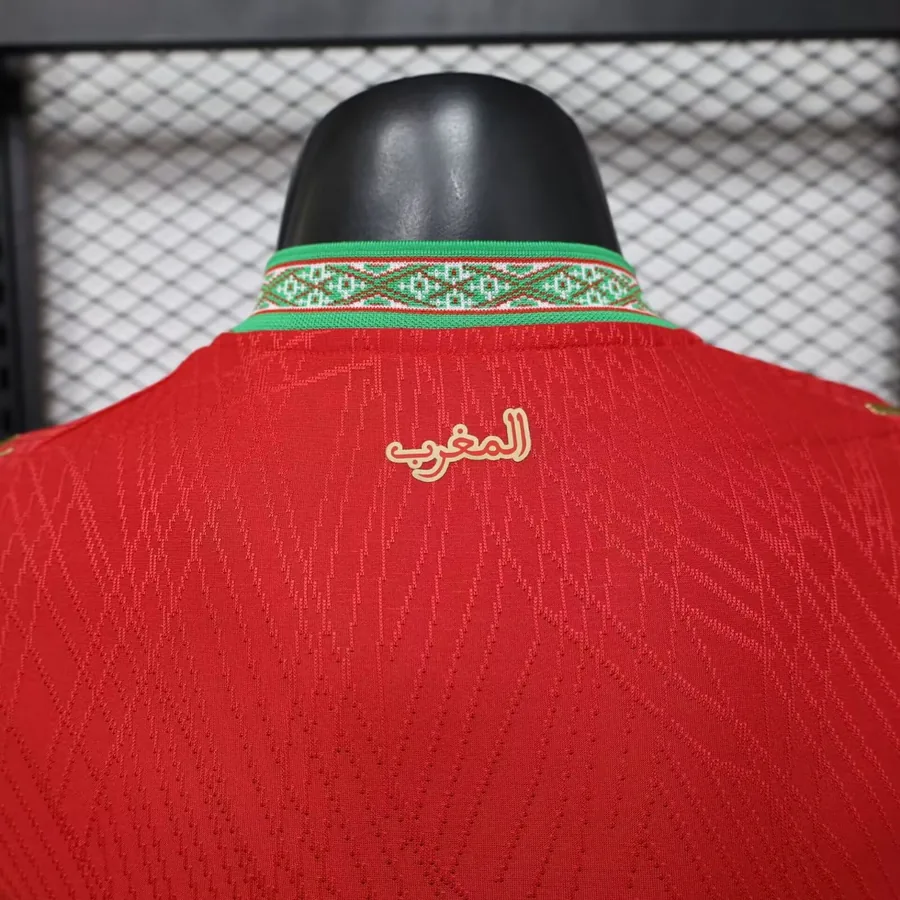 2026 World Cup Player Version Morocco Soccer Jersey Home