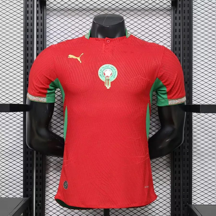 2026 World Cup Player Version Morocco Soccer Jersey Home — photo 11