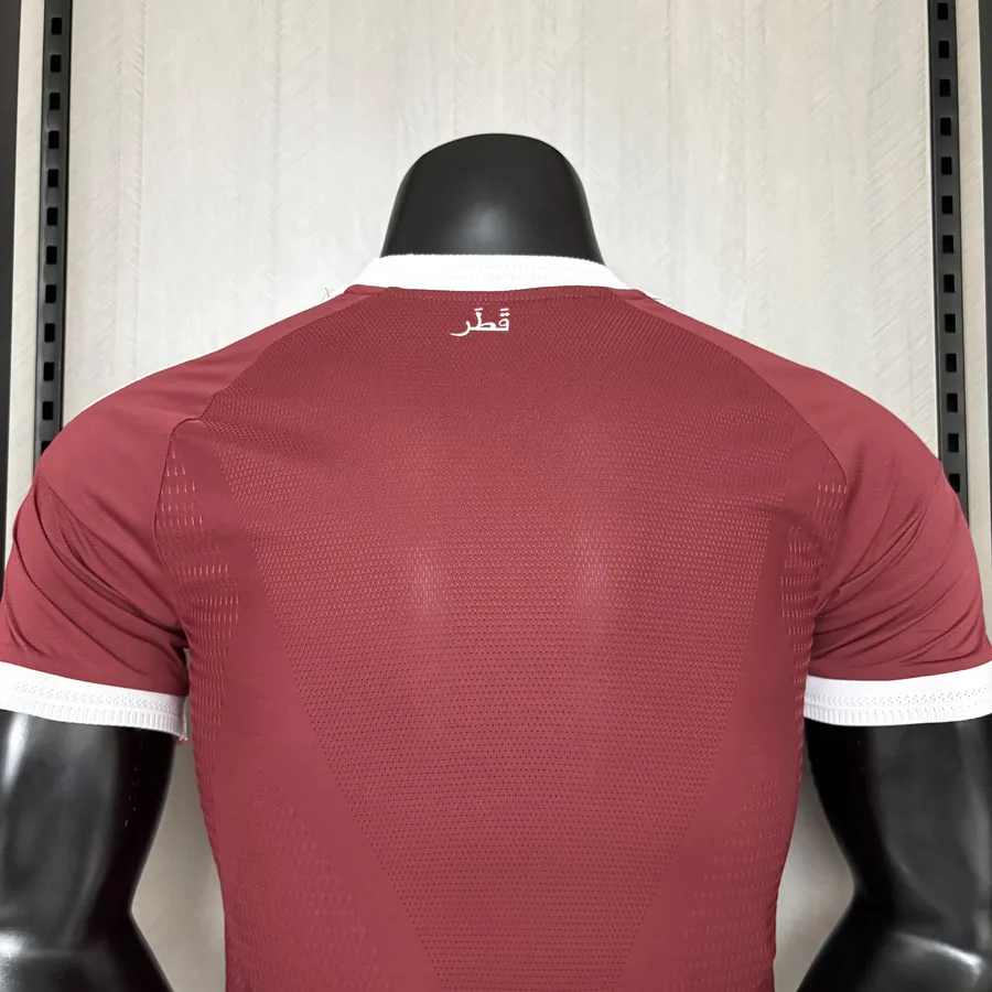 2026 Player Version Qatar Soccer Jersey Home