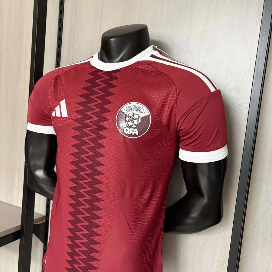 2026 Player Version Qatar Soccer Jersey Home — photo 3