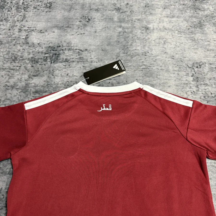 2026 Kids Qatar Soccer Jersey Home — photo 3