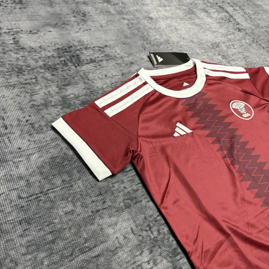 2026 Kids Qatar Soccer Jersey Home — photo 5